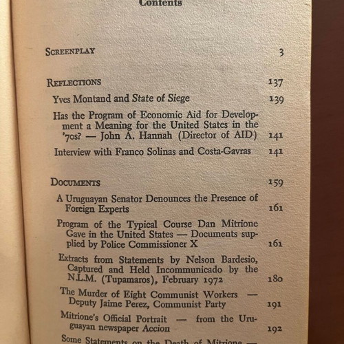 State of Siege book used, vintage political 1973