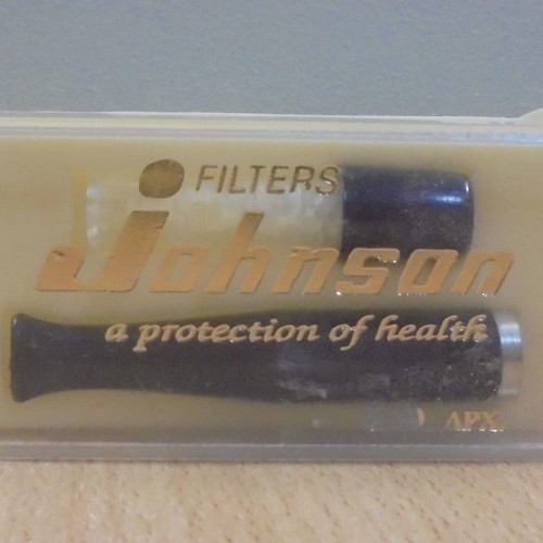 Johnson old cigarette pipe with filter new