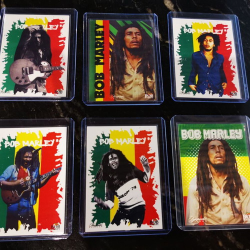 Bob Marley Trading Cards Collection 6 New Reggae Memorabilia