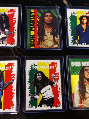 Bob Marley Trading Cards Collection 6 New Reggae Memorabilia