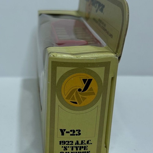 Matchbox 1978 Models of Yesteryear Y-23 A.E.C. S Type Omnibus 1922 new