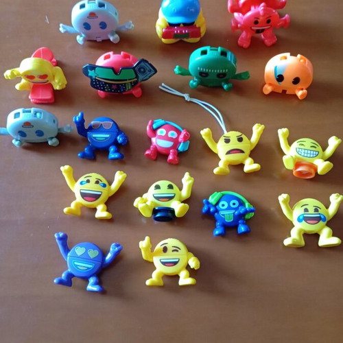 Kinder Joy Emoji figures set of 22 like new