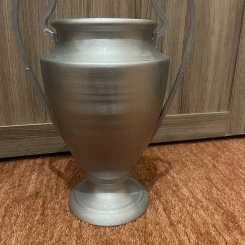 Champions League Trophy PSG painted metallic, 25 cm, made to order