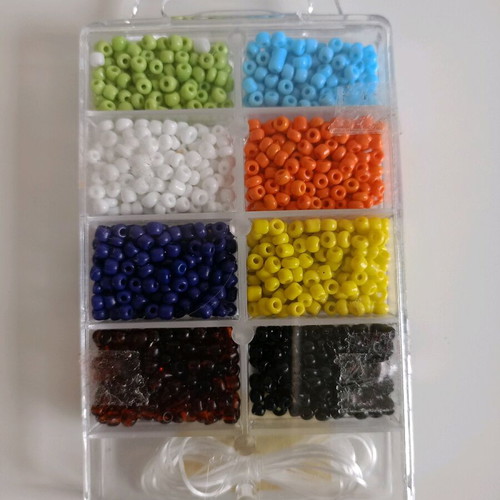 Beads like new, assorted colors