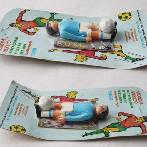 Mondial Mexico 86 Airgam Boys figure Herakles and sticker pack Olympiada new