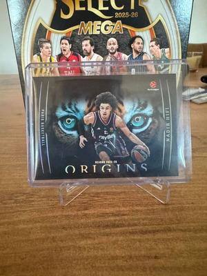 Panini Origins Euroleague 2025-26 κάρτα Nadir Hifi Tiger Eyes σαν καινούργια, case hit