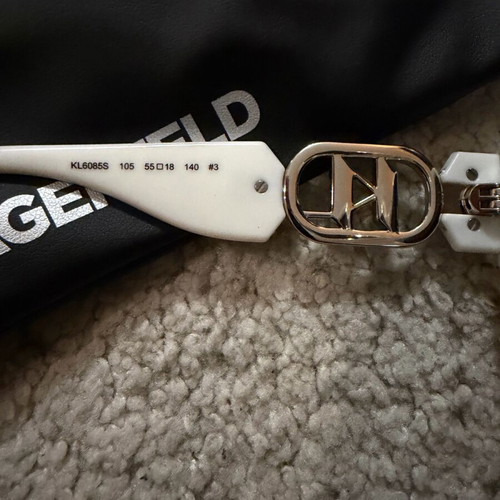 Karl Lagerfeld women's white sunglasses like new