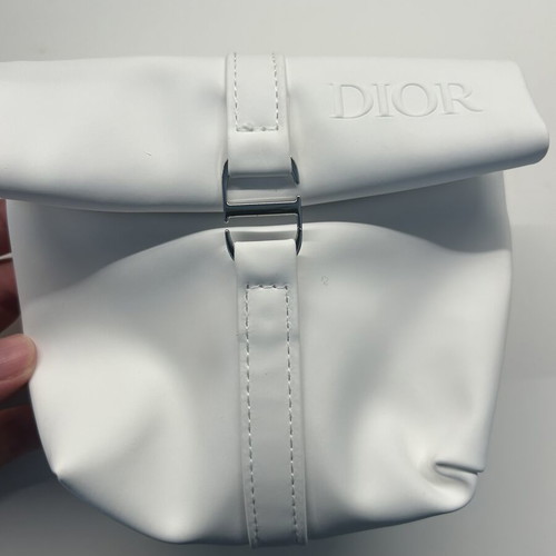 Dior toiletry bag like new, white