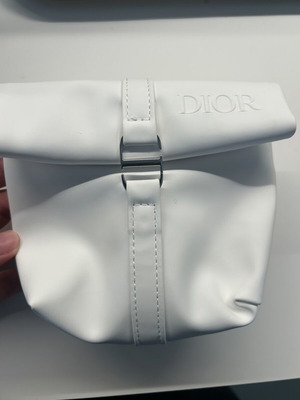 Dior toiletry bag like new, white