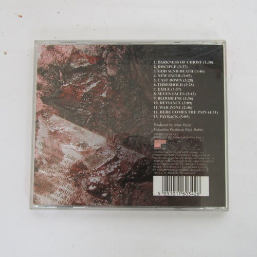 Slayer God Hates Us All CD used, metal