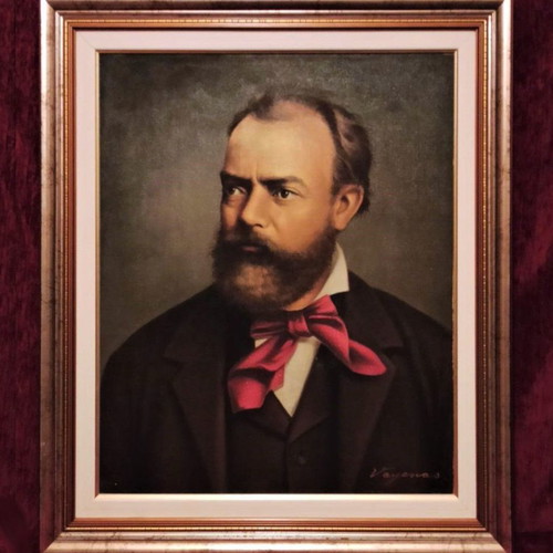 Vagenas portrait on canvas like new with frame