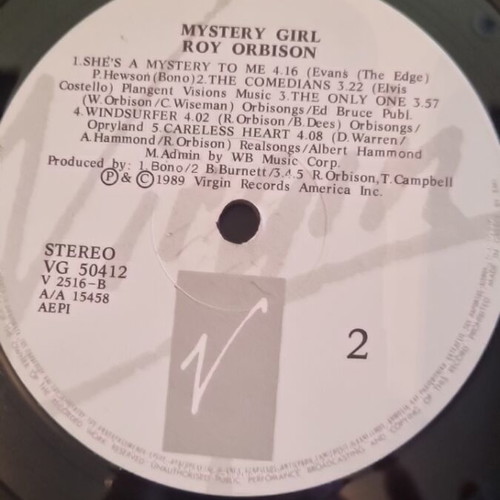Vinyl Mystery Girl Roy Orbison used