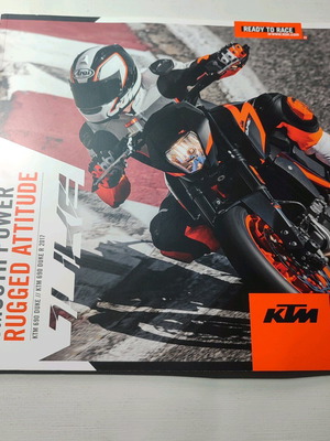 KTM Duke 690 690R 2017 model catalog used, in good condition