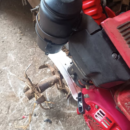 Honda F501 four-stroke tiller refurbished with Honda GX140 engine