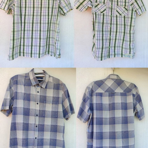Checked shirts pack of 2 medium size, like new, Diesel and Vogele