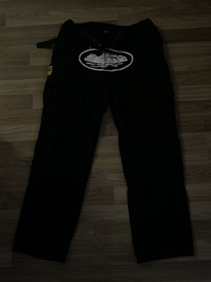 Corteiz pants used, size M, black