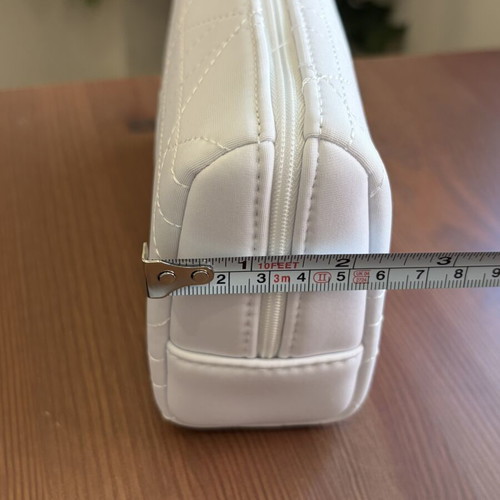 Dior toiletry bag unused, white
