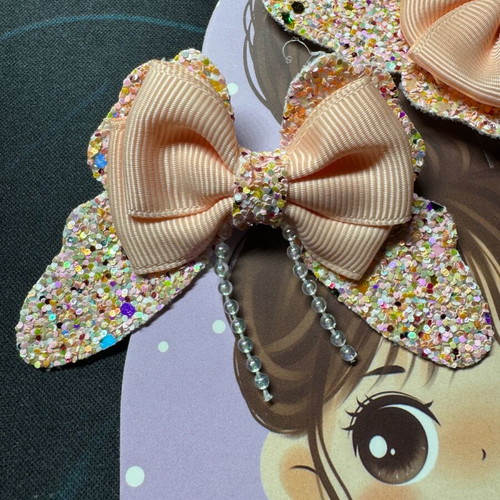 Butterfly hair clips like new, set of 2 pieces