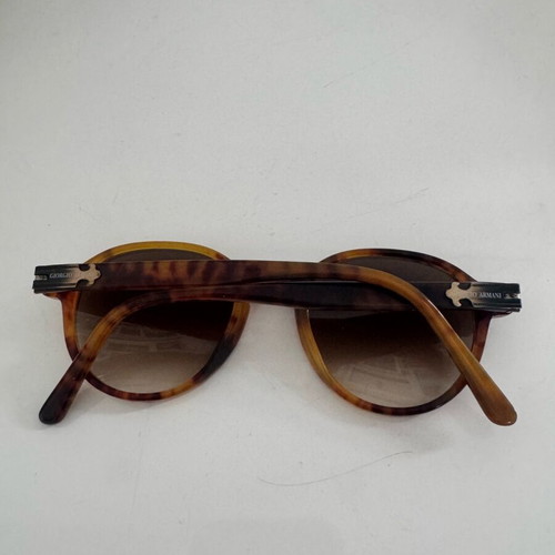 Giorgio Armani sunglasses used, brown tortoiseshell frame with degrade lenses