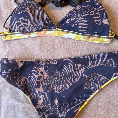 Maaji bikini new, double face with knitted back, colorful, size S