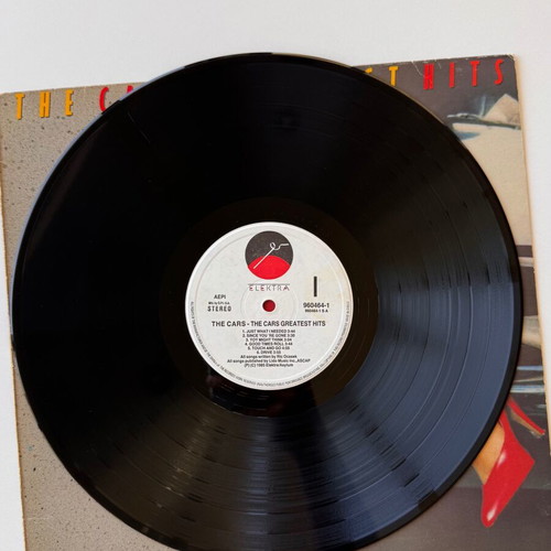 The Cars Greatest Hits LP used, rock genre