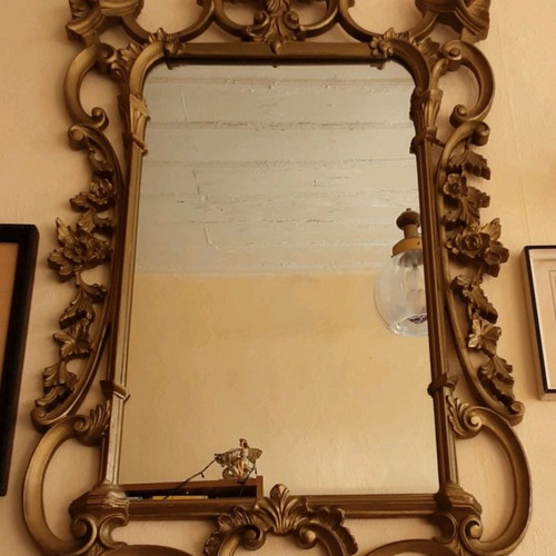 ANTIQUE mirror, English made, product of the House of Veronese