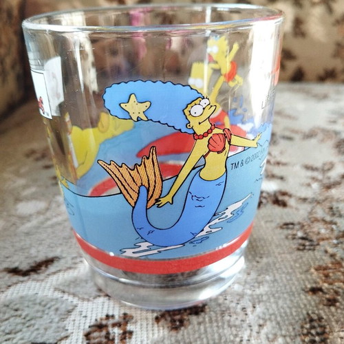 Glass Nutella Simpsons 2002 like new