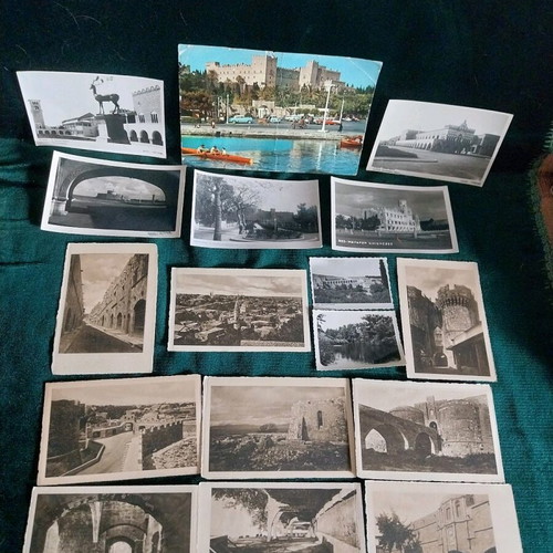 Rhodes and Kos postcards like new, pack of 17 old
