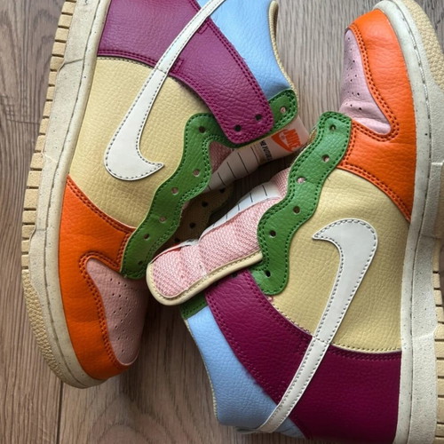 Nike women's shoes with colorful design
