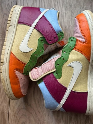Nike women's shoes with colorful design