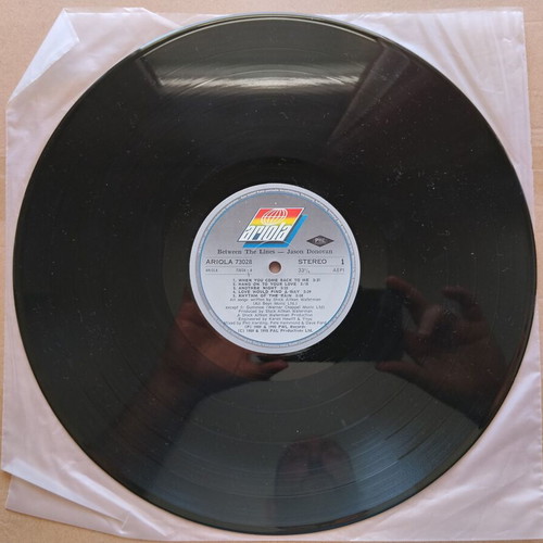 Jason Donovan Between The Lines LP like new, electronic