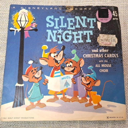 The All Mouse Choir Silent Night 7' употребяван винил с коледни песни