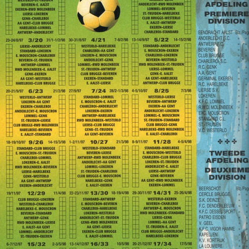 Panini Belgium Football 1998 album like new with 100+ stickers