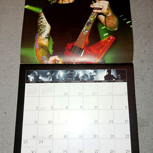 Metallica 2005 collectible calendar new