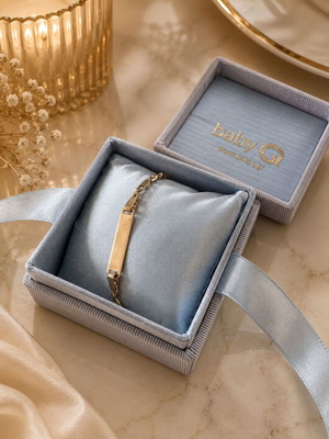 Children's 14K Gold Identity Bracelet 15cm new