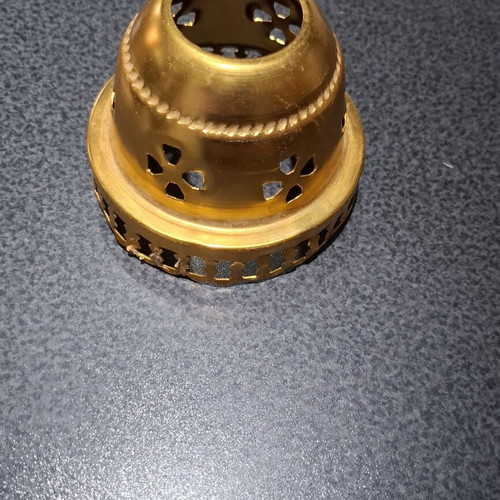 Hanging Church Oil Lamp gold color, like new, 65 cm