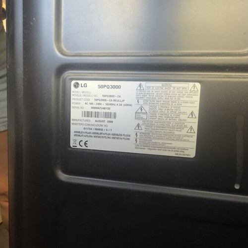 Plasma TV 50 inches used, 2009 model