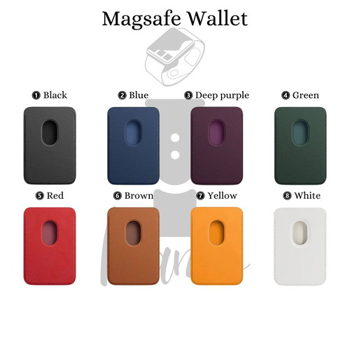 Apple leather wallet with Magsafe for iPhone 12-17 new
