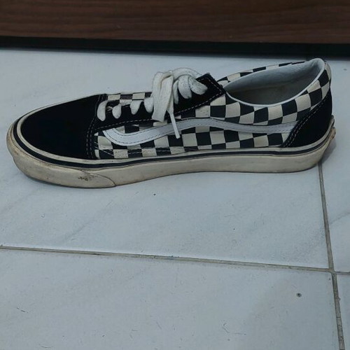 Vans shoes used, size 42.5, black and white