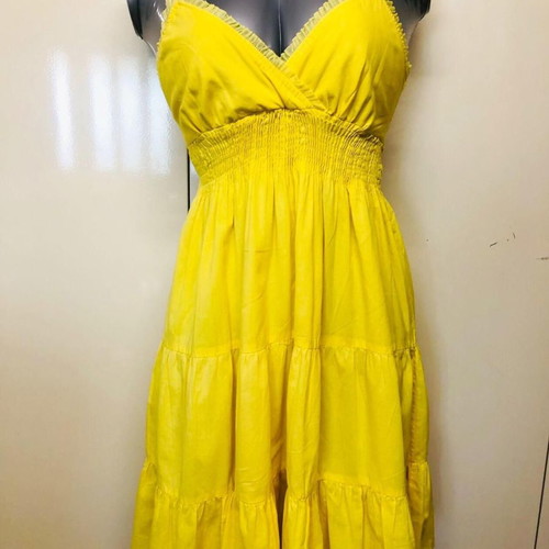 Speed Control dress new, size M, yellow cotton