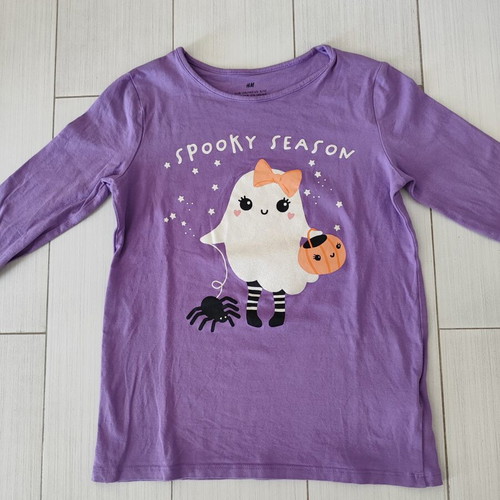 Long-sleeve T-shirts for Girls Size 10 like new, multicolor, pack of 4