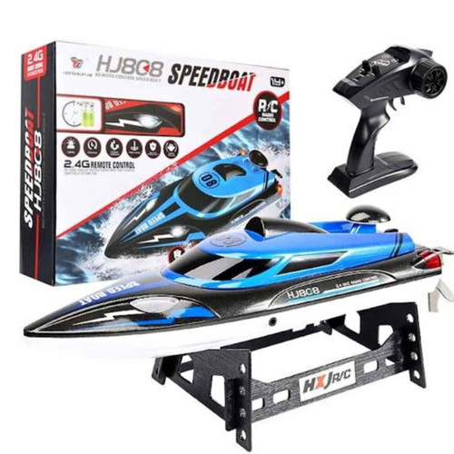 Remote Control Boat HJ808 used, 25 km/h, blue