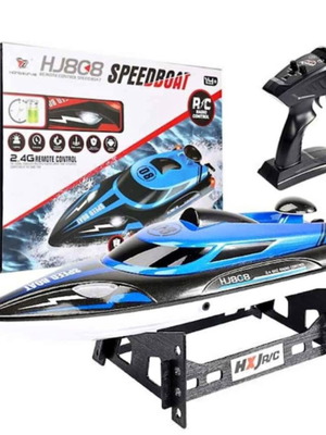Remote Control Boat HJ808 used, 25 km/h, blue