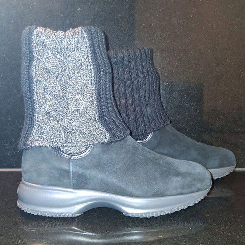HOGAN Boots No.35 New, suede, black