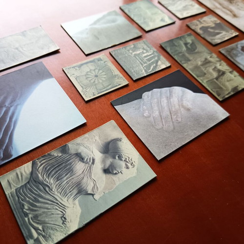Set of 14 collectible magnets from Acropolis Museum like new