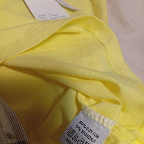 Ebita summer set for girls size 12, new, colorful yellow