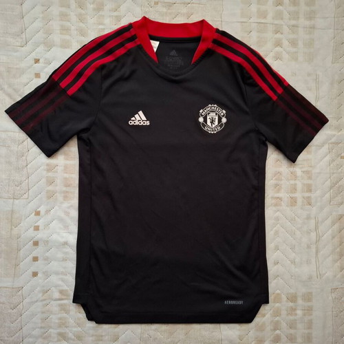 Adidas Manchester United Jersey black shirt like new, size 11-12 years