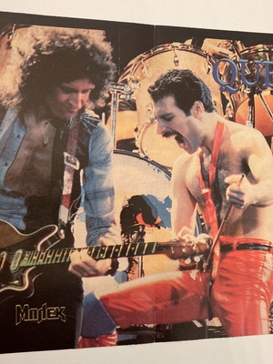 Queen ένθετο αφίσα από περιοδικό Μπλεκ