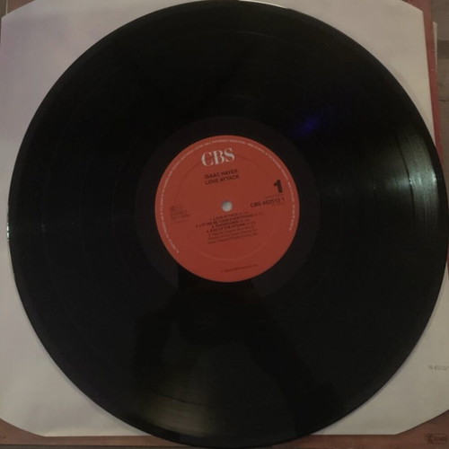 Isaac Hayes Love Attack vinyl used, R&B Soul
