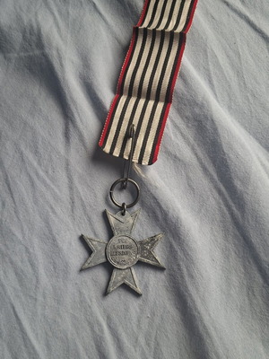 German War Aid Cross WWI with Ribbon